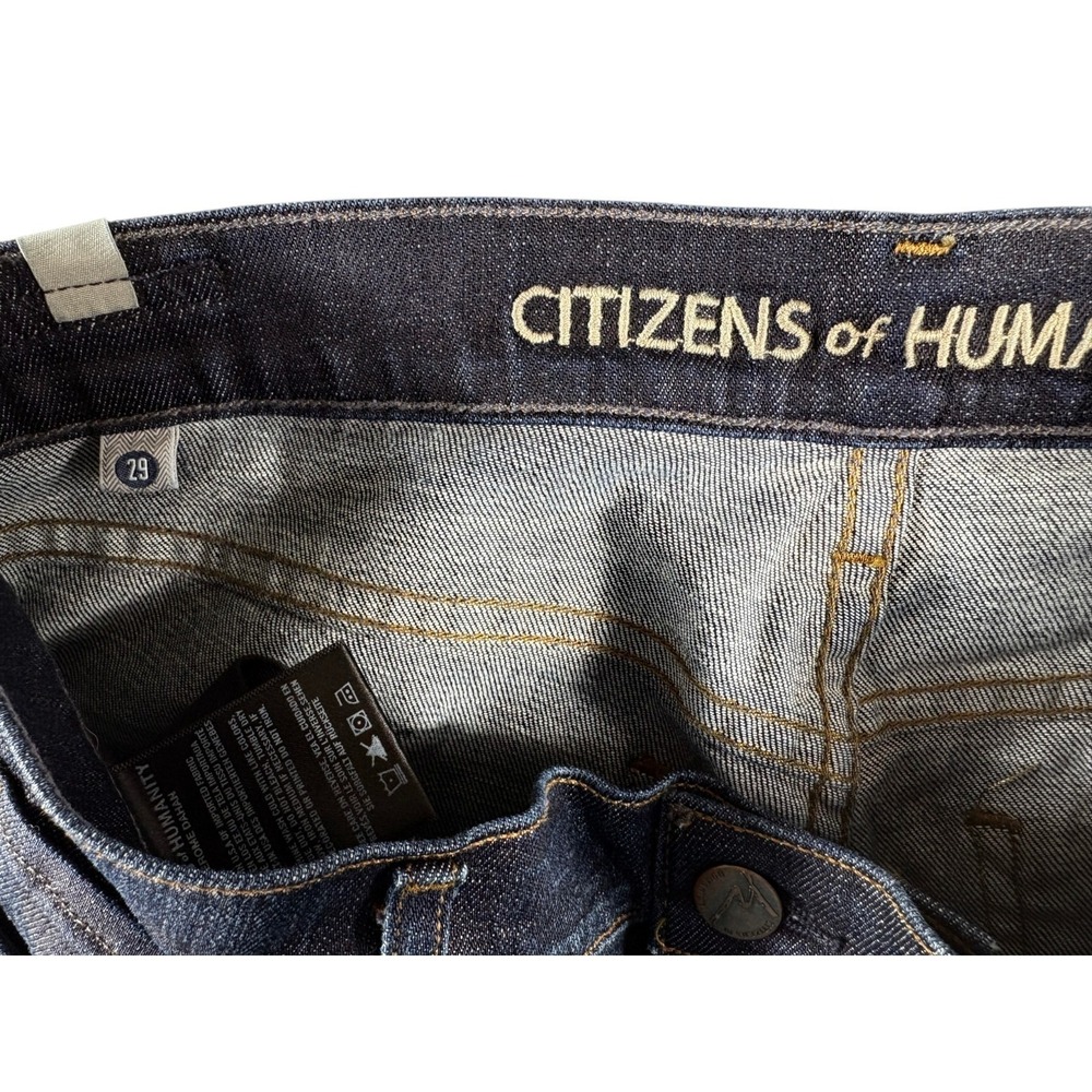 Citizen Of Humanity Jerome Dahan Jeans Womens 29 Blue Denim Dark Wash Straight - Picture 4 of 7